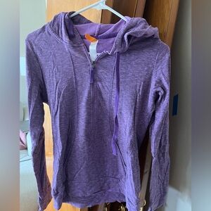 Purple quarter zip hoodie